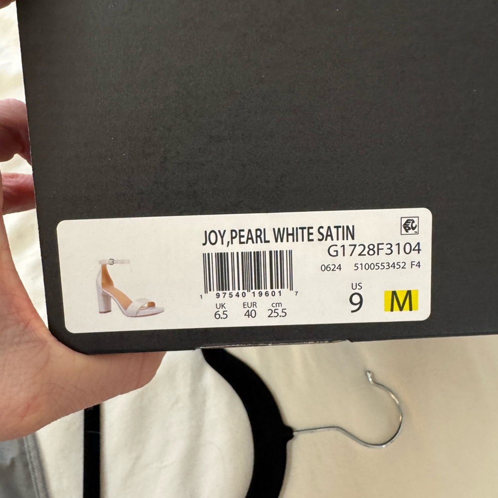 White Block Heel - Picture 9 of 10
